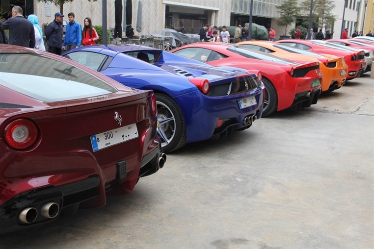 Ferrari Car Show at Beirut Souks